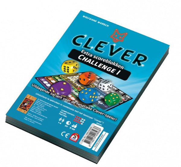dobbelspel Clever Challenge Scoreblok - ToyRunner