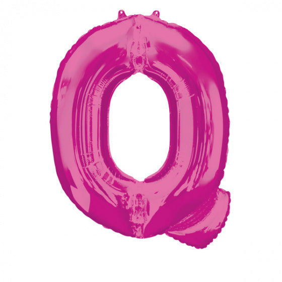 folieballon letter Q 60 x 81 cm roze - ToyRunner