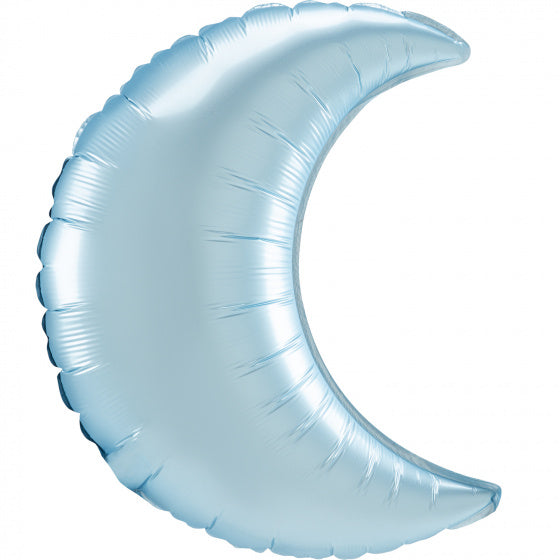 folieballon SuperShape Pastel Crescent 89 cm lichtblauw - ToyRunner