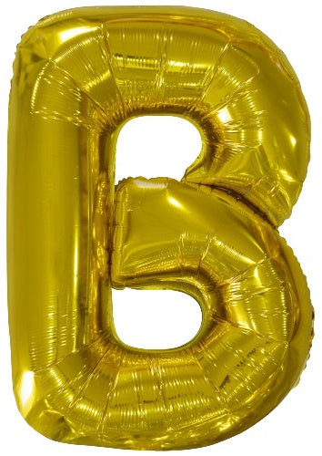letterballon B folie 86 cm goud - ToyRunner