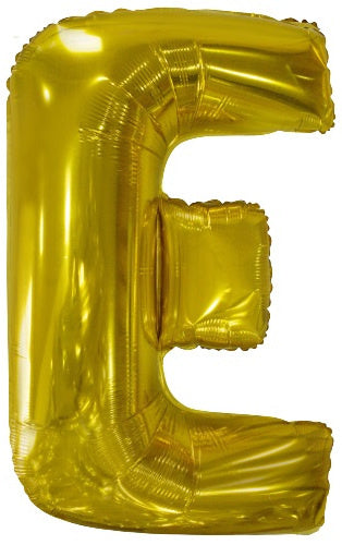 letterballon E folie 86 cm goud - ToyRunner