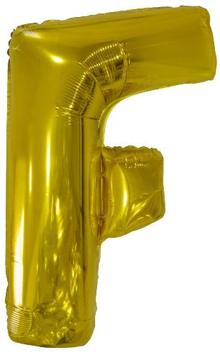 letterballon F folie 86 cm goud - ToyRunner