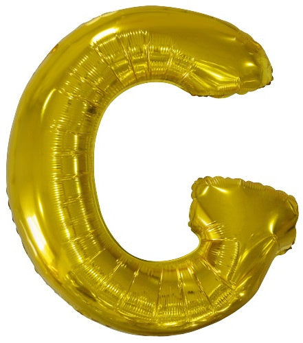 letterballon G folie 86 cm goud - ToyRunner