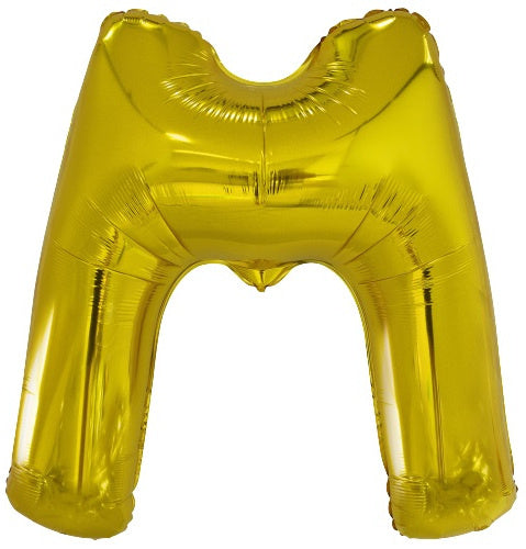 letterballon M folie 86 cm goud - ToyRunner