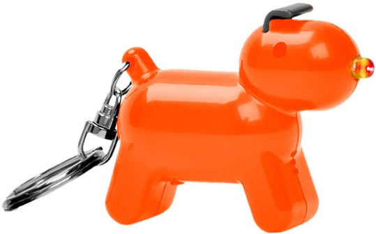 sleutelhanger Doggy junior 5 x 6 cm ABS oranje - ToyRunner