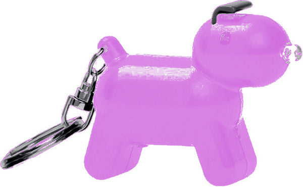 sleutelhanger Doggy junior 5 x 6 cm ABS paars - ToyRunner