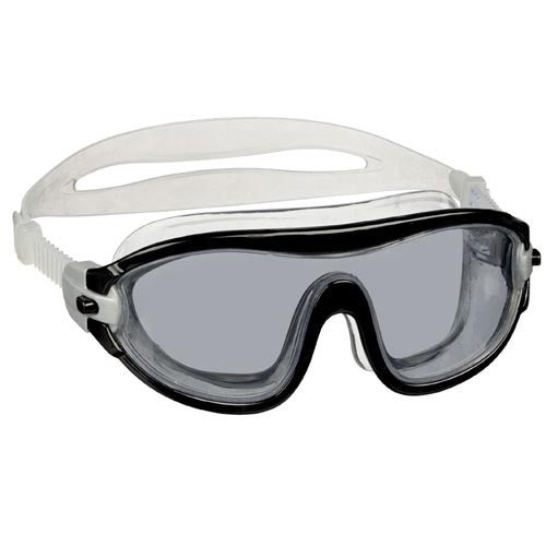 zwembril Durban siliconen/polycarbonaat zwart one-size - ToyRunner