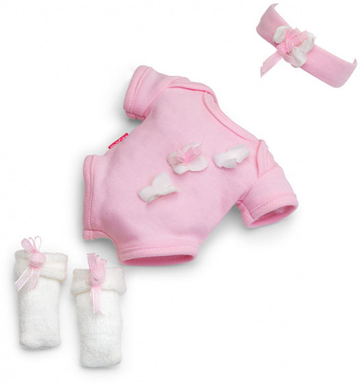 poppenkleding pyjama meisjes 38 cm PE roze - ToyRunner