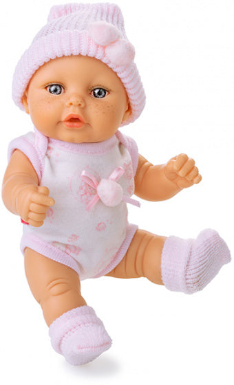 babypop Mini Baby 20 cm meisjes roze - ToyRunner