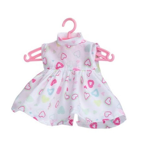 babypoppenkleding Irene meisjes 22 cm roze 6-delig - ToyRunner