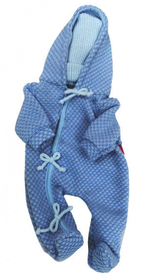 babypoppenkleding Newborn meisjes 45 cm wol blauw - ToyRunner