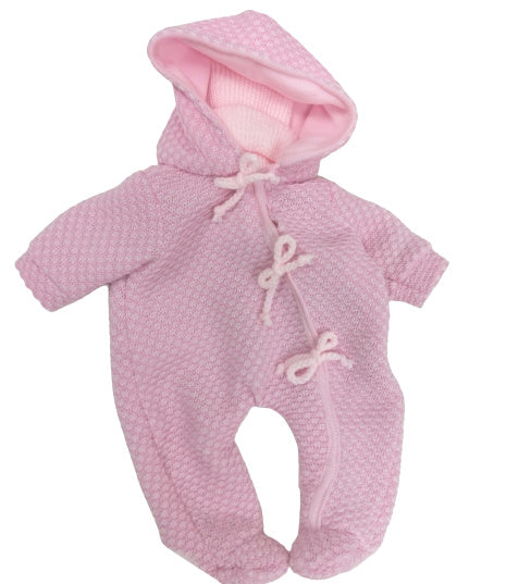 babypoppenkleding Newborn meisjes 45 cm wol roze - ToyRunner