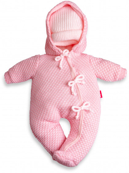 poppenpyjama New Born 45 cm textiel roze 2-delig - ToyRunner
