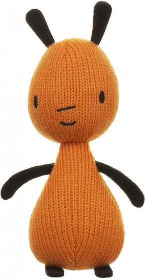 knuffel Flop junior 20 cm wol oranje/zwart - ToyRunner