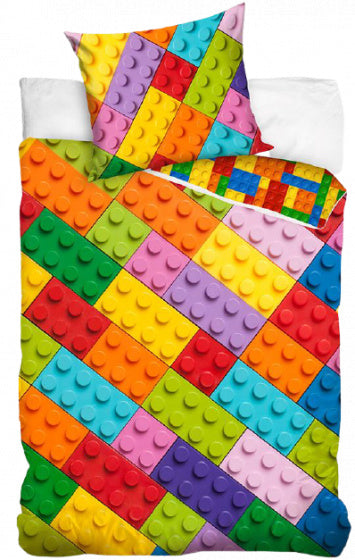 Dekbed Lego Classic: bricks (NL20_1073): 140x200/60x70 cm - ToyRunner