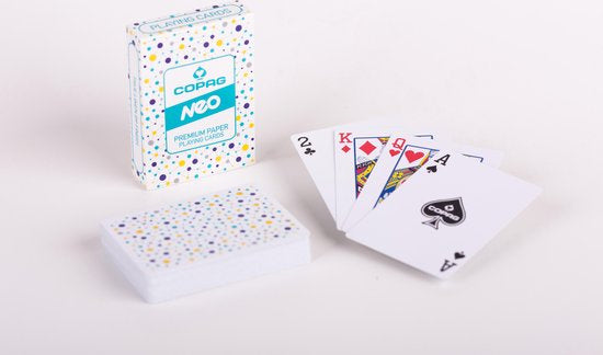 speelkaarten NEO 92 x 63 x 20 mm karton - ToyRunner