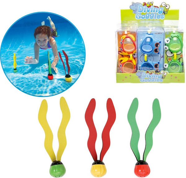 Dobeno Duikbril voor kinderen - Duikstaafjes - Duikspeelgoed set - Educatief Zwemspeelgoed