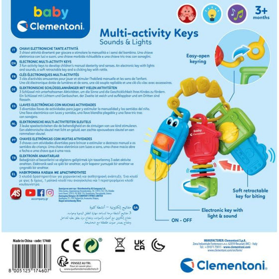 Clementoni Baby Electrische Sleutels - ToyRunner