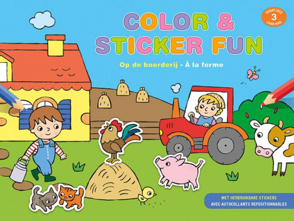 color & sticker fun - op de boerderij - ToyRunner