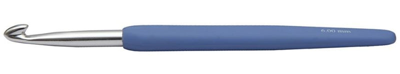 ergonomische haaknaald blauw 6 mm 13,3 cm - ToyRunner