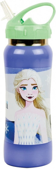 drinkfles Frozen II junior 580 ml RVS paars - ToyRunner