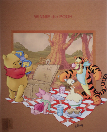 poster Winnie picknick junior 50x40 cm papier - ToyRunner