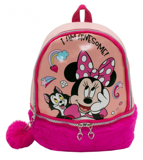 rugzak Minnie Mouse meisjes 5 liter PVC/pluche roze - ToyRunner