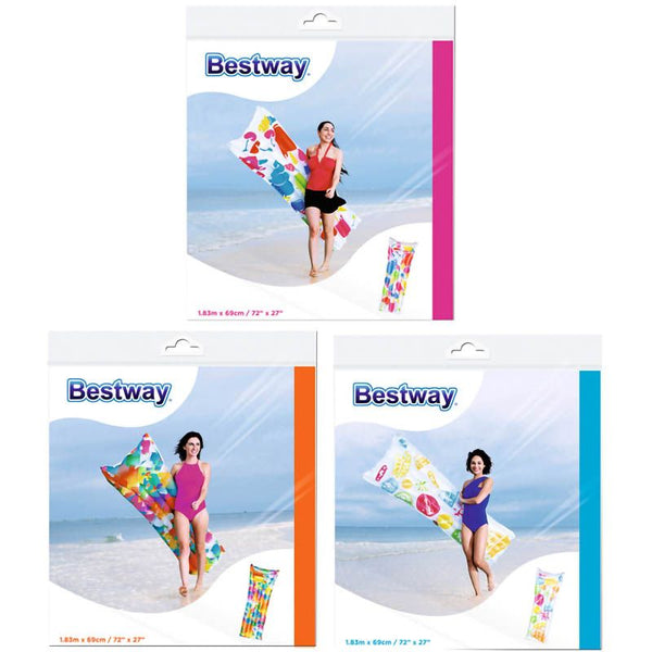 Bestway Luchtbed multicolor 183x69cm - ToyRunner