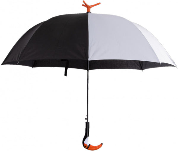 paraplu Toekan junior 98 cm zijde zwart/wit - ToyRunner