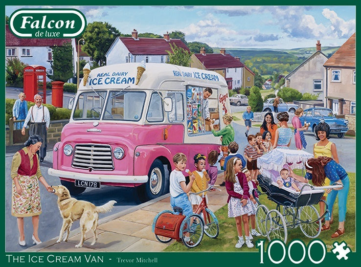 legpuzzel The Ice Cream Van 68 x 50 karton 1000 stukjes - ToyRunner
