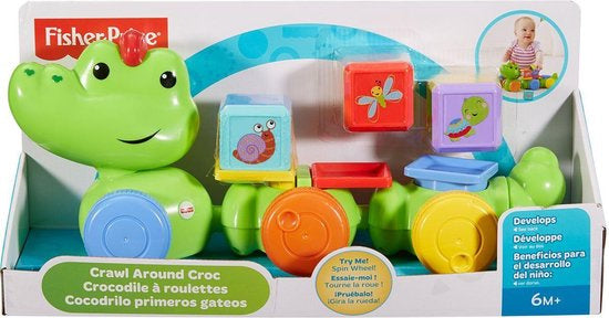 activityspeelgoed Krokodil junior groen 4-delig - ToyRunner