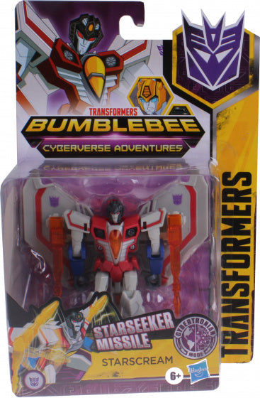 transformer Bumblebee Starscream 15 cm grijs/rood/oranje - ToyRunner