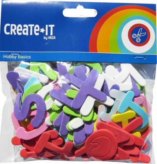 foamstickers Create It - Letters 104 stuks - ToyRunner