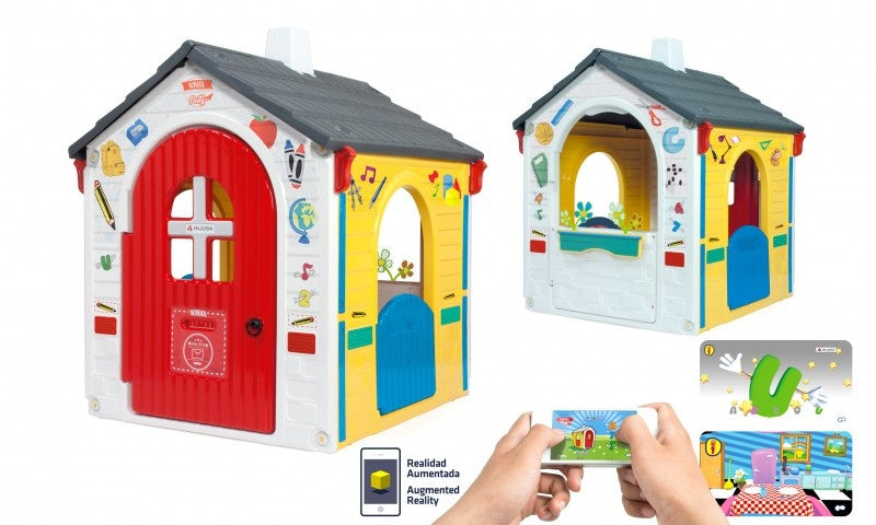 speelhuis Country Playhouse E-Learning 121 cm wit