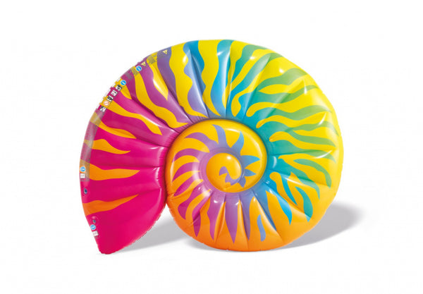 luchtbed Seashell 157 x 127 x 25 cm vinyl - ToyRunner