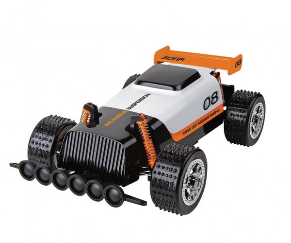 raceauto DirtRacer met afstandsbediening 40 cm zwart - ToyRunner
