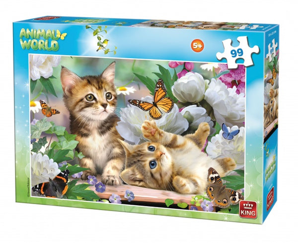 legpuzzel Animal World Kittens 99 stukjes - ToyRunner