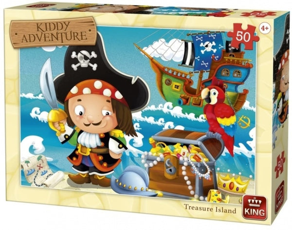 Puzzel 50 st. treasure island 05787 - ToyRunner