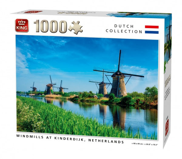 King puzzel 1000 st. windmills 55885 - ToyRunner