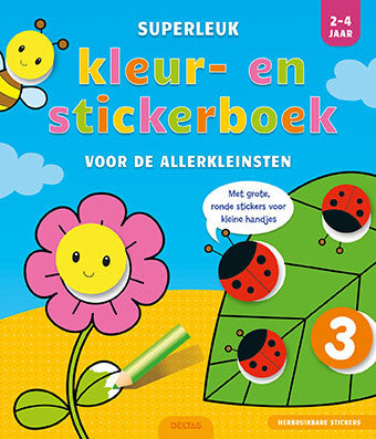 kleur- en stickerboek voor de allerkleinsten (2-4 jaar) - ToyRunner