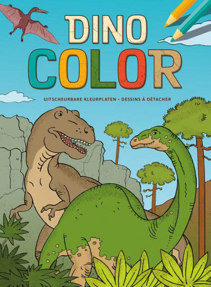 kleurboek Dino Color junior 28,1 cm papier - ToyRunner