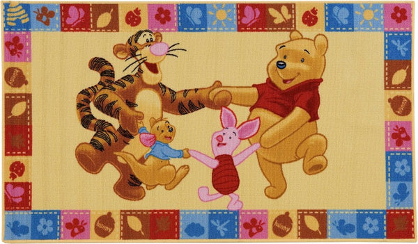 Vloerkleed Poeh Friends - 140x80 cm Disney Winnie de Poeh - ToyRunner