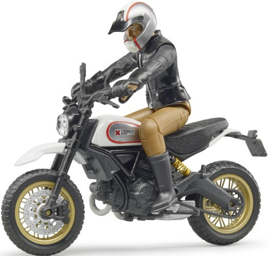 Ducati Scrambler Desert Sled met bestuurder Bruder - 63051 - Speelfigurenset Bruder - ToyRunner