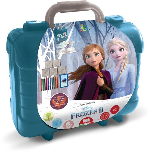 Schrijfset koffer Frozen 2 - 81-delig - Schrijfwarenset Disney Frozen - ToyRunner
