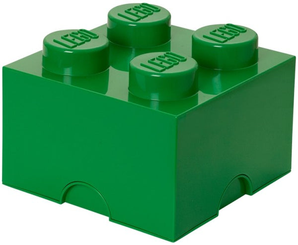 Opbergbox LEGO - brick 4 groen - LEGO License - ToyRunner