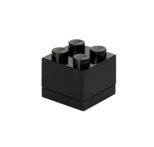 Opbergbox LEGO MINI - brick 4 zwart - LEGO License - ToyRunner