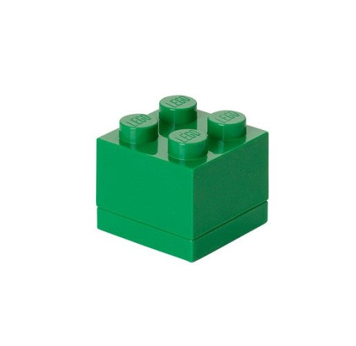 Opbergbox LEGO MINI - brick 4 groen - LEGO License - ToyRunner