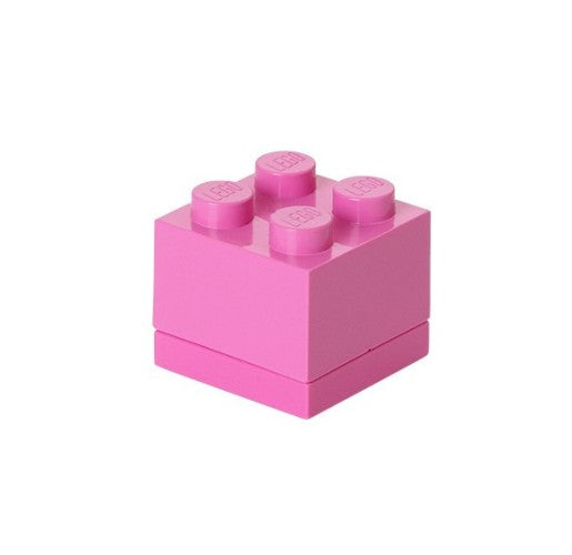 Opbergbox LEGO MINI - brick 4 roze - LEGO License - ToyRunner