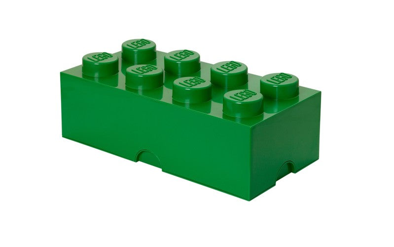 mini-opbergsteen 8 noppen 4,6 x 9,2 cm polypropeen groen - ToyRunner