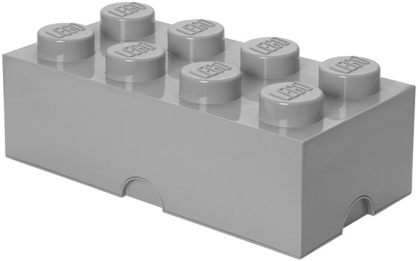 Opbergbox LEGO DESIGN - brick 8 grijs STONE - LEGO License - ToyRunner